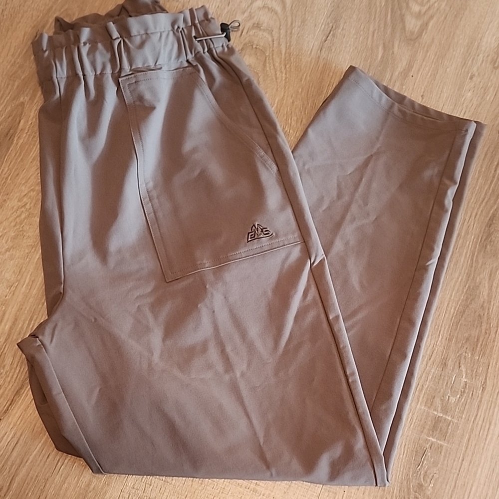 EMS Outdoor Tan Cargo Pants with Adjustable Waist